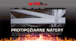 Desktop Screenshot of firek.sk