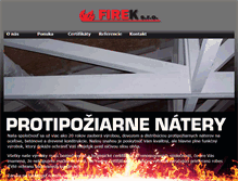 Tablet Screenshot of firek.sk